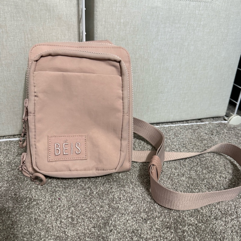 Beis crossbody in atlas pink